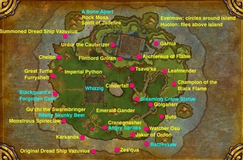 timeless isle map